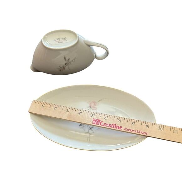 Wentworth Desire Pattern 8906 Gravy Boat Underplate Fine China Floral Japan - Picture 5 of 5